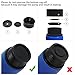 Miracol Dual Action Ball Pump with 6 Standard Needles, Cloth Storage Pouch and Pressure Gauge, Best for Basketball, Volleyball, Soccer, Football and other Inflatable Sports Balls