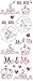 Zink Polaroid Colorful & Decorative Wedding Stickers for 2x3 Photo Paper, Colorful