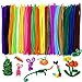 Caydo 342 Pcs Pipe Cleaners Chenille Stem 6 mm x 12 Inch, Assorted Colors, Smooth Processing at Both Ends, Safe and Humanized Design