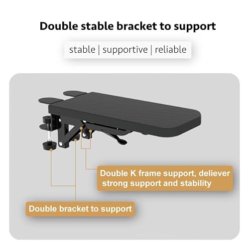 Tray Table Mount Computer Arm Rest For Desk - Ergonomic Mouse Arm ...