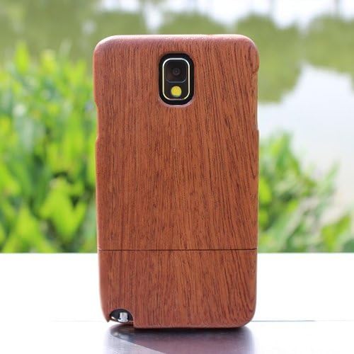 Luxqueen®Real Natural Patterns-Sapele Wood Wooden Case Cover Shell Skin for Samsung Galaxy Note 3 III N9000 (Sapele)
