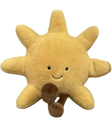 Amazon.com: OUKEYI Amuseable Sun Moon Plush Toy,Soft Sun Plush