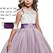 WDE Princess Plum Purple Long Girls Pageant Dresses Kids Prom Puffy Tulle Ball Gown US 8