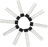 Yosoo A3144 Hall Effect Sensor Linear Switches TO-92UA 3pin SIP 10pcs view 2