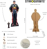 Star Cutouts CS667 Max Verstappen Cardboard Cutout 177 x 74 cm Multi-Colour view 4