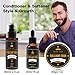 Beard Growth Grooming Kit for Men/Dad/Husband Beard Care Gift Sets with Beard Oil/Conditioner+Beard Balm+Beard Shampoo/Wash+Beard Comb,Scissors,Brush 100% Natural Ingredients Softener for Moisturizing