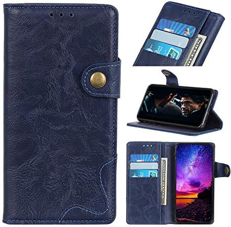 Torubia Case Compatible with Alcatel 1S 2019 Case, Wallet Case, Closed Premium PU Leather Flip Case Cover with Card Slots & Kickstand for Case Compatible with Alcatel 1S 2019 - Blue