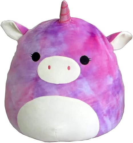 Amazon Com Squishmallow Original Kellytoy 8 Tie Dye Rainbow