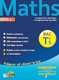 DEFIBAC C/M/EXO MATHS TER S