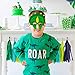 63 pieces Dinosaur Party Supplies – Dinosaur Birthday Party Supplies |Dinosaur Balloons, Dinosaur Mask, ROAR Banner, Cake Topper for Boys Dinosaur Theme Party, Dinosaur Party Favors, Jungle Theme Decor