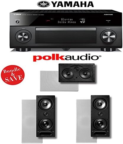 Yamaha RX-A2060BL AVENTAGE 9.2-Channel Network A/V Receiver + Polk Audio 265-LS + Polk Audio 255C-LS - 3.0 In-Wall Home Theater System