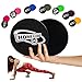 HomeGym 4U Set of 2 Gliding Discs, Dual Sided Abdominal Sliders for Carpet or Hardwood Floor, Core Trainer Fitness Equipment for Full Body Workout, Crossfit, Cardio Training, Six Pack Ab (Black)