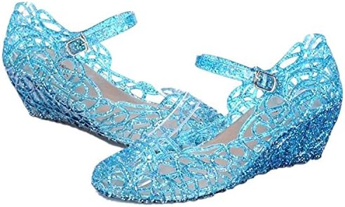 Princess Girls' Sparkle Dress up Cosplay Jelly Shoes 11M US Little Kid