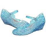 Princess Girls' Sparkle Dress up Cosplay Jelly Shoes 12M US Little Kid