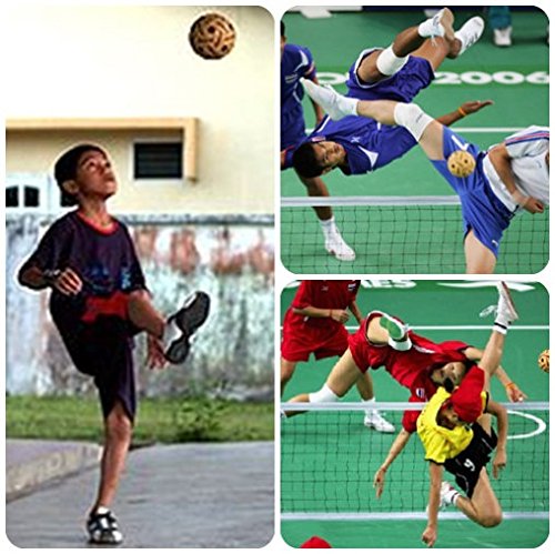 Rattan Ball Small Handmade Sepak Takraw Sport Kick Ball Rattan 4 Inches