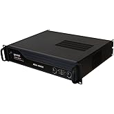 Gemini Professional 4000W 2-Channel Power Amplifier – Durable DJ & PA Power Amp with XLR/RCA Inputs, Bridge Mode, Short Circuit Protection, Thermal Cooling, Speakon & Binding Post Outputs (XGA-4000)