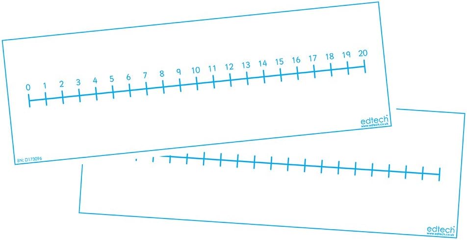 Inspirational Classrooms 3103316 Double Sided Number Lines Board