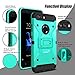 Venoro Compatible with Blade Z Max Case, ZMax Pro 2 Case, Sequoia Case, Shockproof Protection Case Cover with Belt Swivel Clip and Kickstand Compatible with Z982 (Green)
