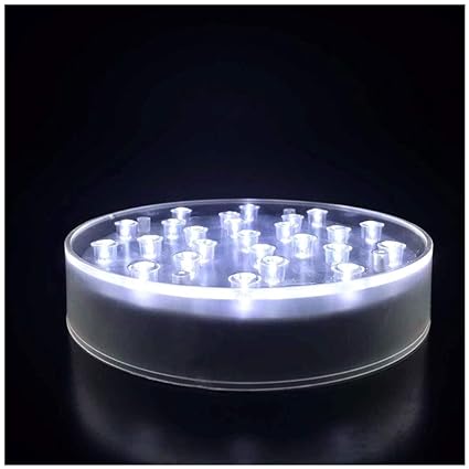 Ardux 6 Inch Round Shape 25 Led Lights Vase Base Light With