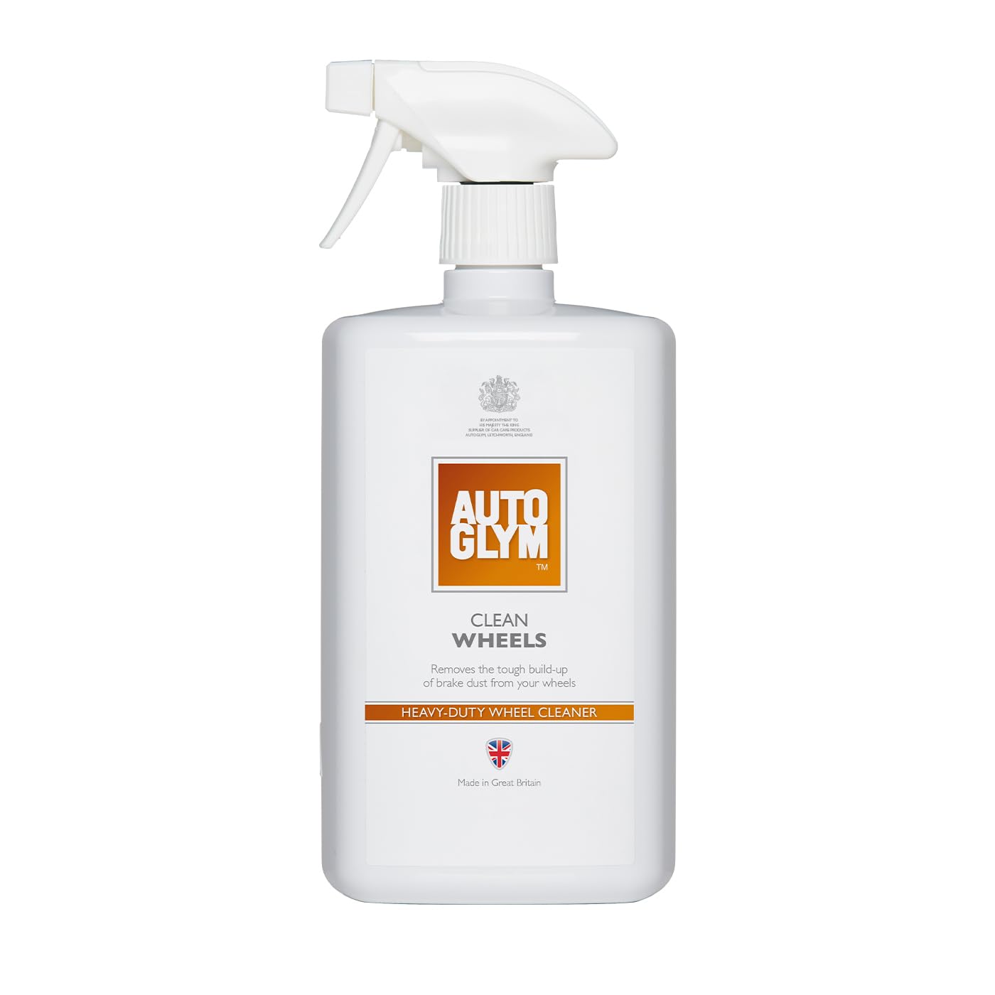 Autoglym Clean Wheels, 1 Litre - Car Wheel Cleaner - Heavy Duty Traffic Film Remover for Dirt, Brake Dust, Metal Contaminants - Alloy Wheel Cleaner, Concentrated Brake Cleaner for Tyres