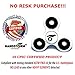 Handstorm Cool Fidget Spinner Prime - The Official Anti-Anxiety 360 Figit Spinner - Helps Focusing with Long Spins Ceramic Bearing for Kids Reduce Stress ADHD - with Gift Box (White & Black)