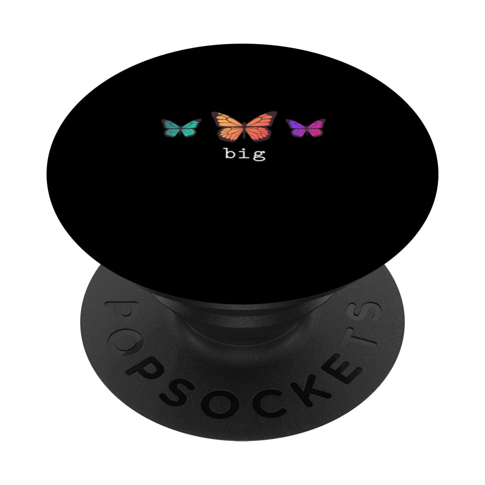 Big Pledge Butterfly Alumnae For Sorority Sisterhood PopSockets Swappable PopGrip