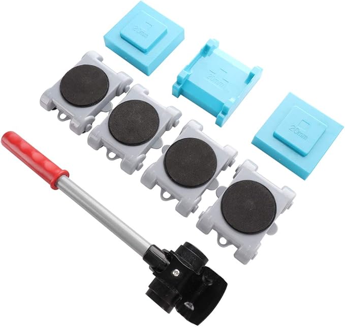 Asdomo - Juego de 8 deslizadores de muebles para muebles, herramienta