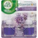 Air Wick Scented Oil 2 Refills, Lavender & Chamomile, (2X0.67oz), Air Freshener