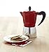 IMUSA USA B120-42T Aluminum Stovetop Coffeemaker, Espresso Machine, 3-Cup, Red