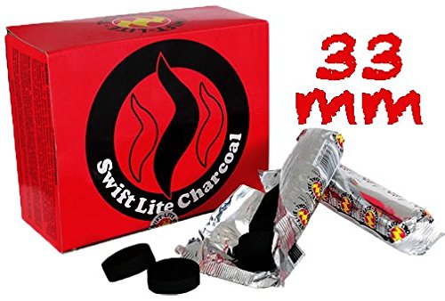 AUTHENTIC Charcoal-Swift Lite Tablets 33 mm 2 Boxes of 100 pieces, total 200 pcs