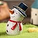 Ocamo Aquarium Decor Fish Tank Aquarium Ornament Resin Crafts Cartoon Christmas Series Landscaping Decor Snowmanthumb 1