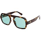 VANLINKER Oversized Retro Square Aviator Sunglasses for Women Men 70s Vintage Style Trendy Big Flat Top Sun Glasses VL9826