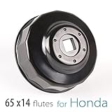 KiWAV Oil Filter Wrench Removal tool for Honda Hawk 65 mm x 14 flutes