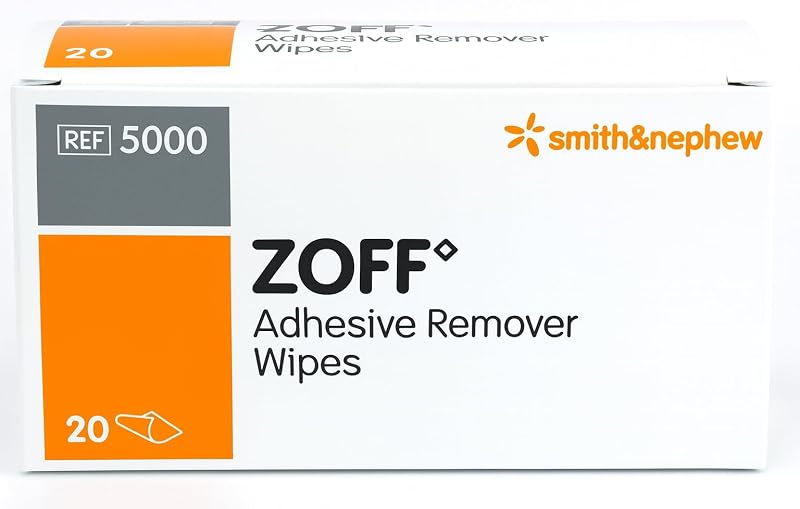 Smith & Nephew Zoff Adhesive Remover Wipes 20 Count