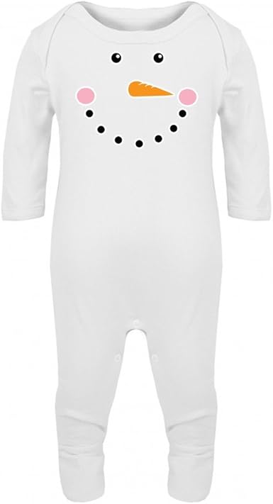 snowman baby grow