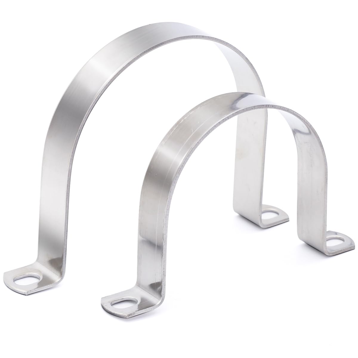 MgcTolBox Heavy Duty Pipe Strap Clamp 150 mm,Pipe Mounting U-Brackets | Ø OD 150 mm | 2 Pcs