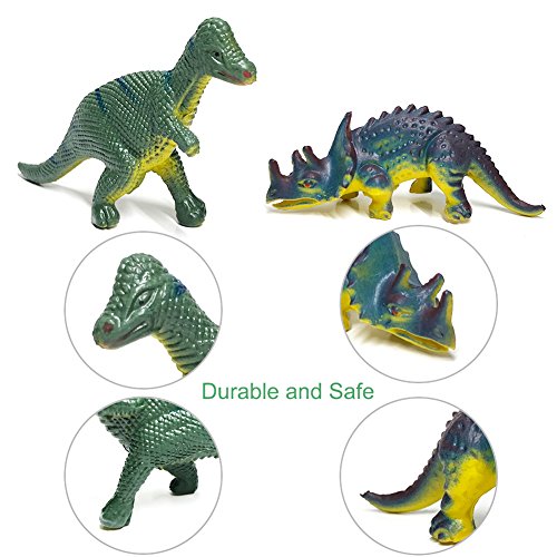 Dreamon Dinosaurier Figuren Spielzeug Set Mini Dino Geburtstag Deko Tortendeko Weihnachten Geschenke Dinosaurier… – Bild 4