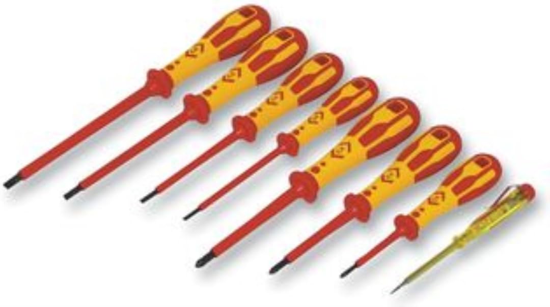 CK TOOLS T49192 SCREWDRIVER SET, PH+SLOTTED, 8PCS