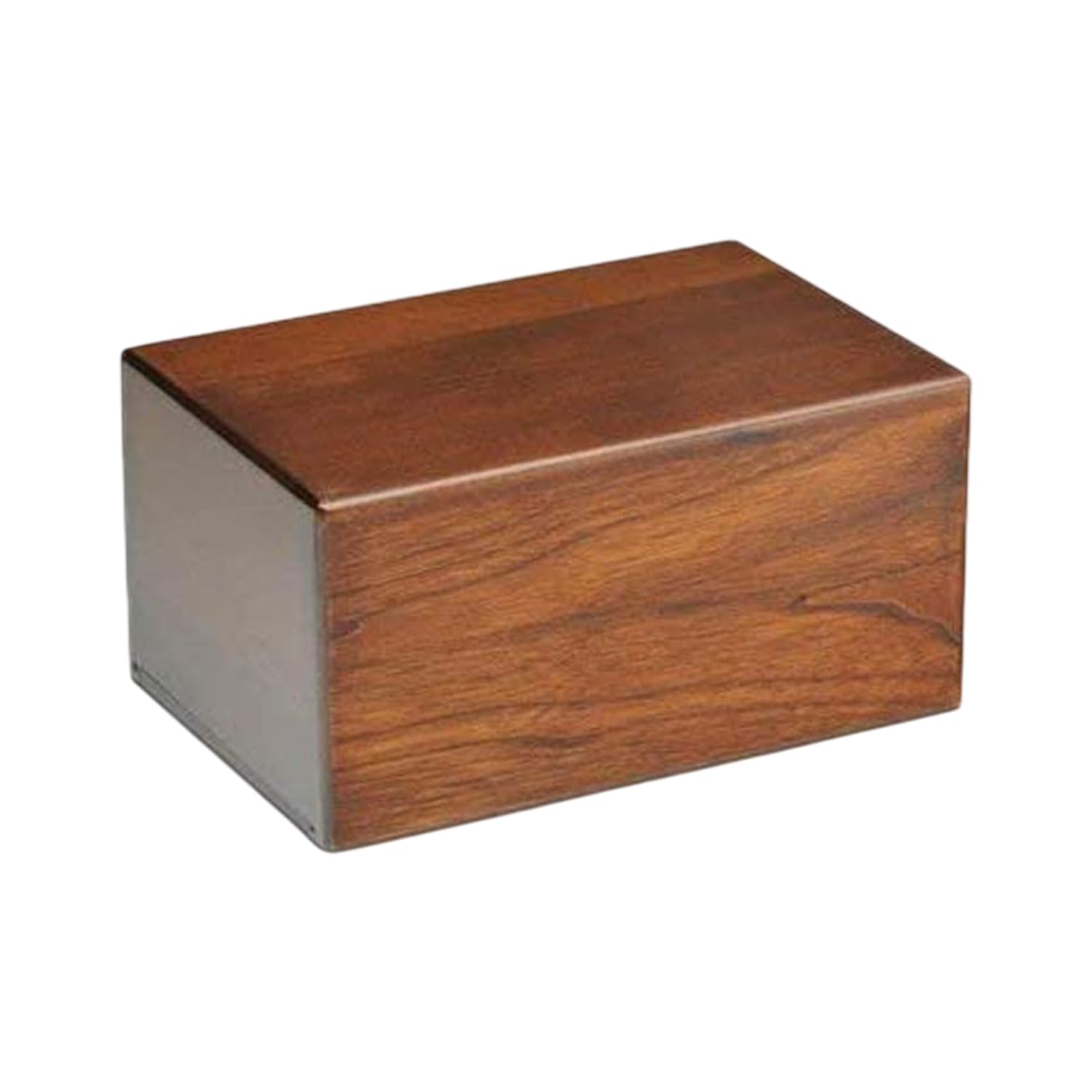 S.B.ARTS Wooden Urn Box for Human Ashes, Pets, Infant - Extra Small Keepsake (Plain, 13 x 8 x 5 Cms)