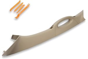 Gagsu A Pillar Interior Trim Handle Left Driver Side Compatible with Ford F150 F-150 2004-2008 Lincoln Mark LT 2006-2008 A Pillar Grab Handle Assist Panel 4L3Z-1503599-AAC (Left Driver Side Beige)