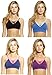 Just Intimates 4P-201005-B-L Sports Bra/Bras (Pack of 4)