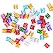 300 Pcs Deadlocks Beads Dreadlock Jewelry Aluminum Hair Cuffs Multi Color Adjustable Metal Cuffs Hair Braiding Beads Hair Decorations Clips (Multi Color)