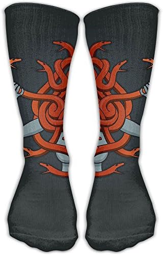 Medusa Unisex Crew Athletic Sock Fashion Comfort Blend Winter Novelty Funny Crew Socks Sports Outdoor One Size