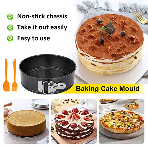 PentaQ 22 Pieces Instant Pot Accessories Compatible with 5/6/8 Quart, Pressure Cooker Accessories Set Orange - 2 Steamer Basket, Non-Stick Springform Pan, Egg Rack, Kitchen Tong, Dish Plate Clip - Thumbnail 3