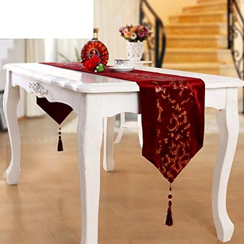 Chinese-style table runner/Chinoiserie table table runner/ table runner/bed runner/ table runner/covering cloth/decorative strip/tea table runner / table cloth-E 33x230cm(13x91inch)