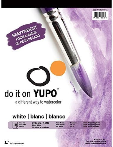 Yupo Heavyweight Pad White 9X12 Inch by Yupo