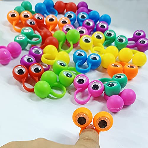 Eye Finger Puppets Googly Eye Finger Puppets Wiggly Eyeball Finger Puppet Rings Eye Finger Toy Kids Party Favor A Pack of 32