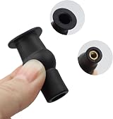 SZCXDKJ 4 Pack Toilet Seat Screws Universal Rubber Hinges Bolts WC Blind Hole view 3