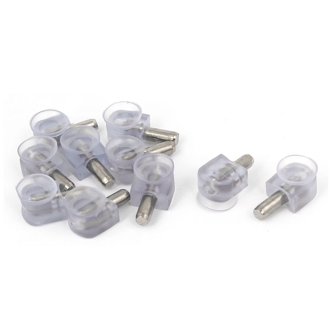 Sourcingmap Furniture Glass Suction Cup Base Shelf Support Pins Bracket Holders 10 Pcs