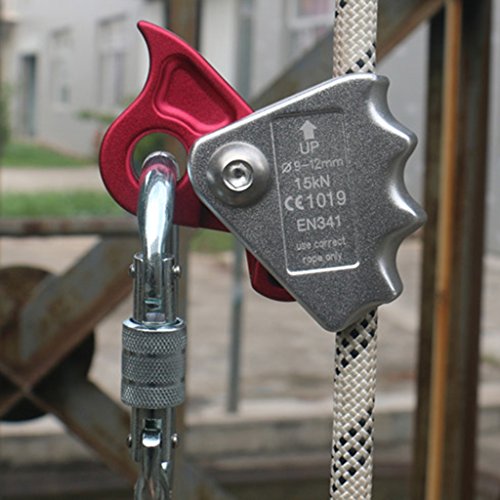 image for LEIPUPA 15KN Rock Climbing Ascender Rope Grab Ultralight Fall Protecti